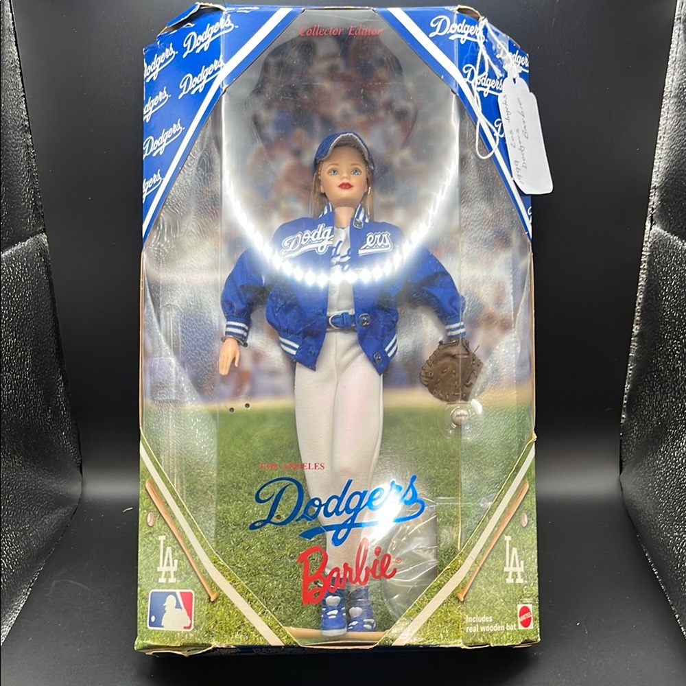 Barbie Dodgers Doll Blue and White Collectible - Picture 1 of 7